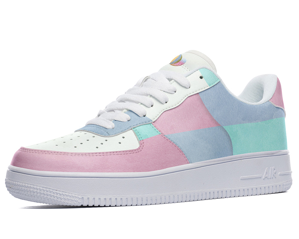 Spring Sneakers: Spring Easter Colors Court Sneakers