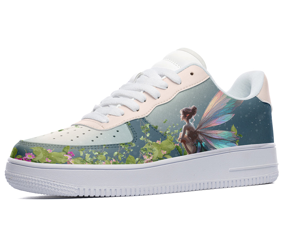 Fairy Sneakers: Fairy Illustration Court Sneakers