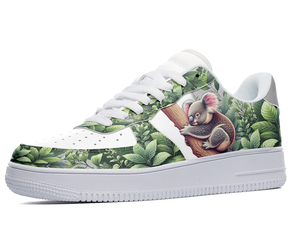 Koala Sneakers: Koala Illustration Court Sneakers