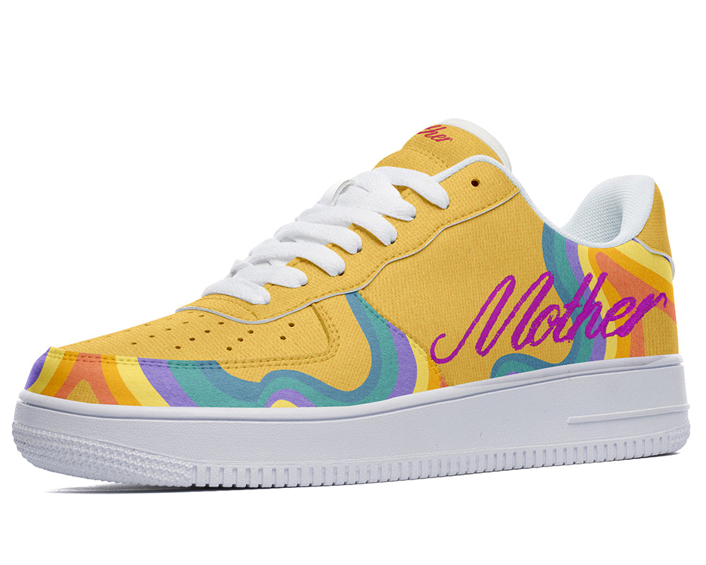 Mother’s Day Sneakers: Retro Rainbow Mother Court Sneakers