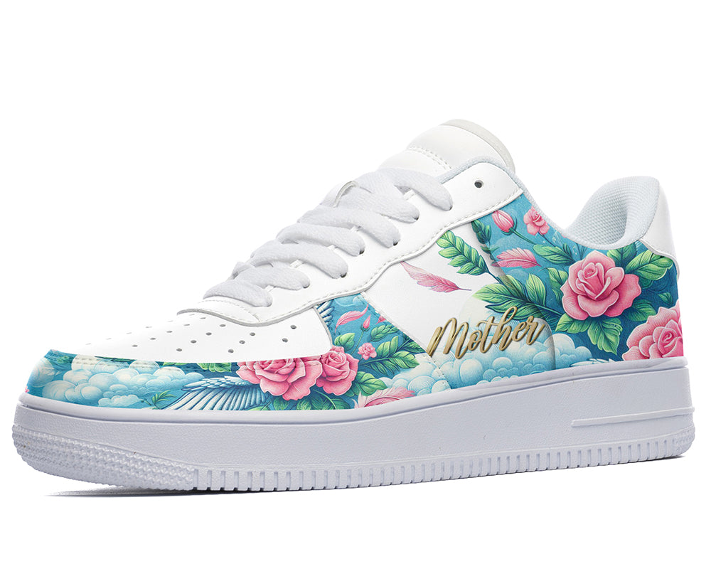 Mother’s Day Sneakers: Rose Floral Mother Court Sneakers
