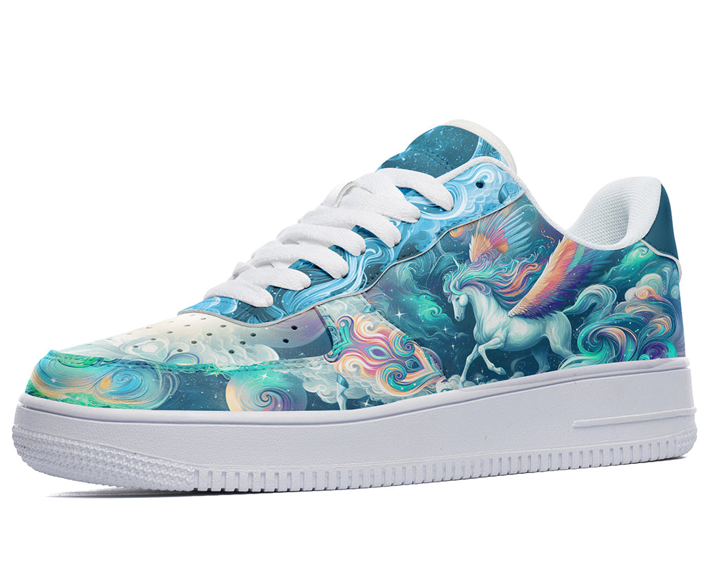 Pegasus Sneakers: Pegasus Illustration Court Sneakers