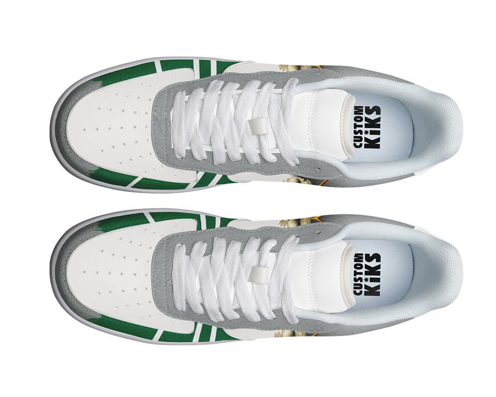 Badminton Sneakers: Badminton Racket Illustration Court Sneakers