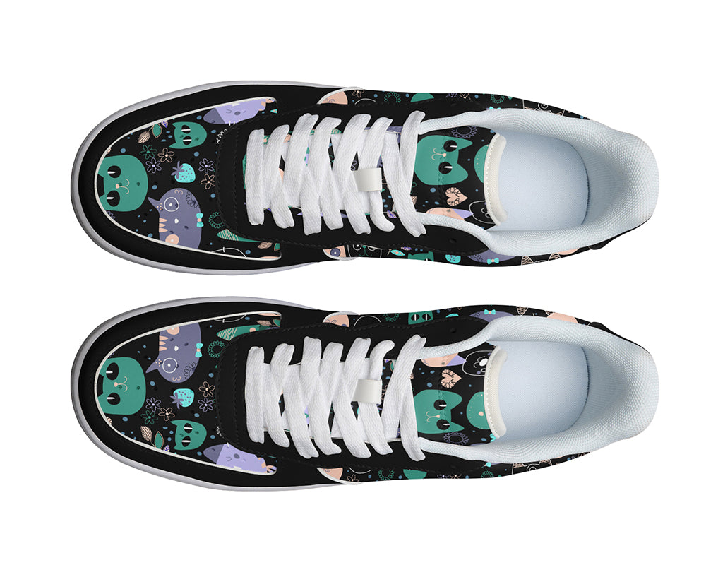 Black Kitty Sneakers