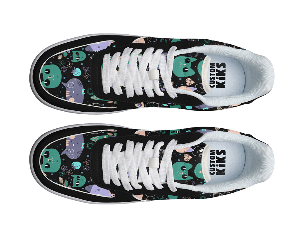 Black Kitty Sneakers