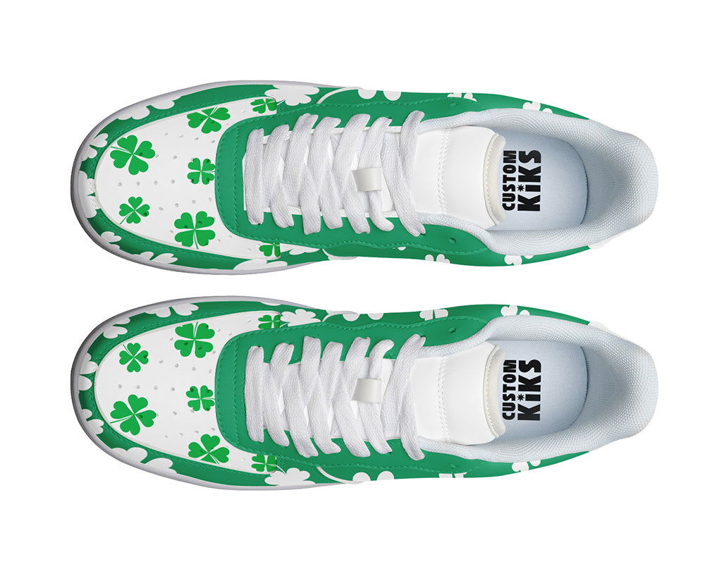 Saint Patrick Sneakers: Clover Court Sneakers