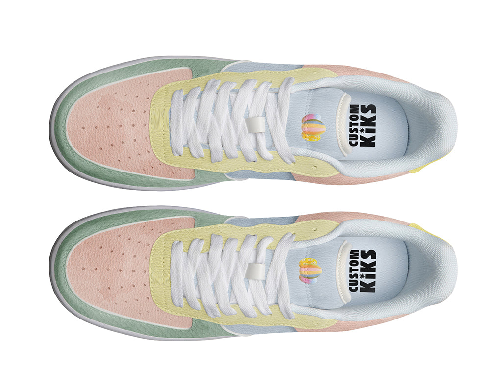 Pastel Easter Sneakers: Pastel Easter Colors Court Sneakers