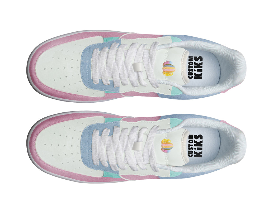 Spring Sneakers: Spring Easter Colors Court Sneakers