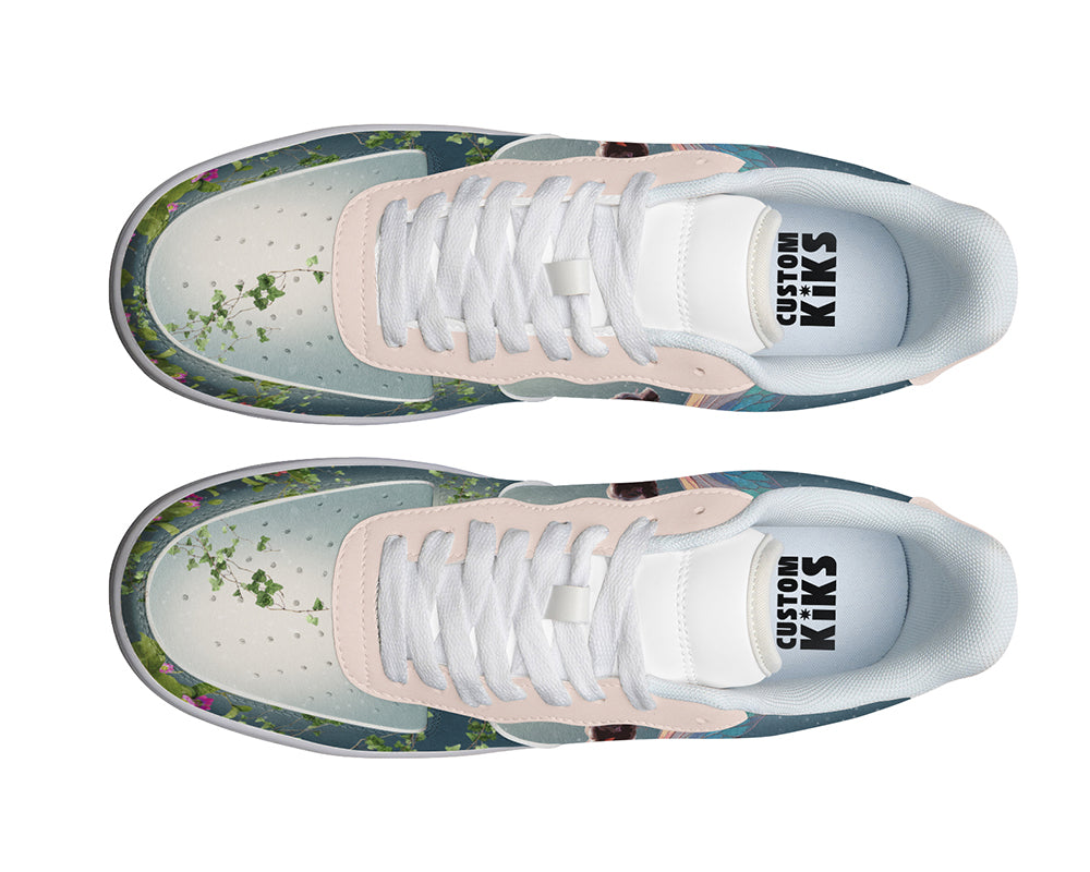 Fairy Sneakers: Fairy Illustration Court Sneakers