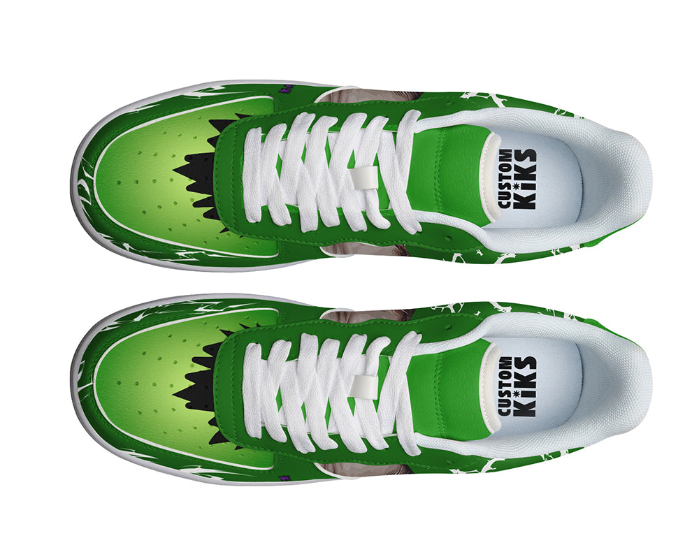 Frankenstein Sneakers: Stitched Monster Court Sneakers