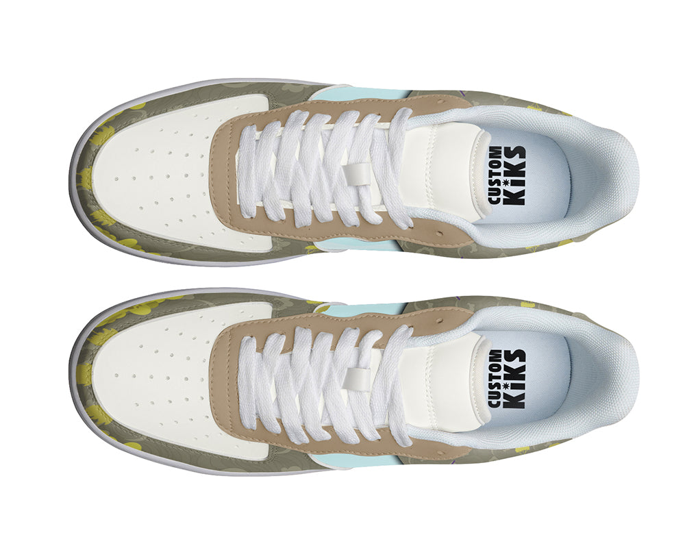 Kayak Sneakers: Kayaking Illustration Court Sneakers