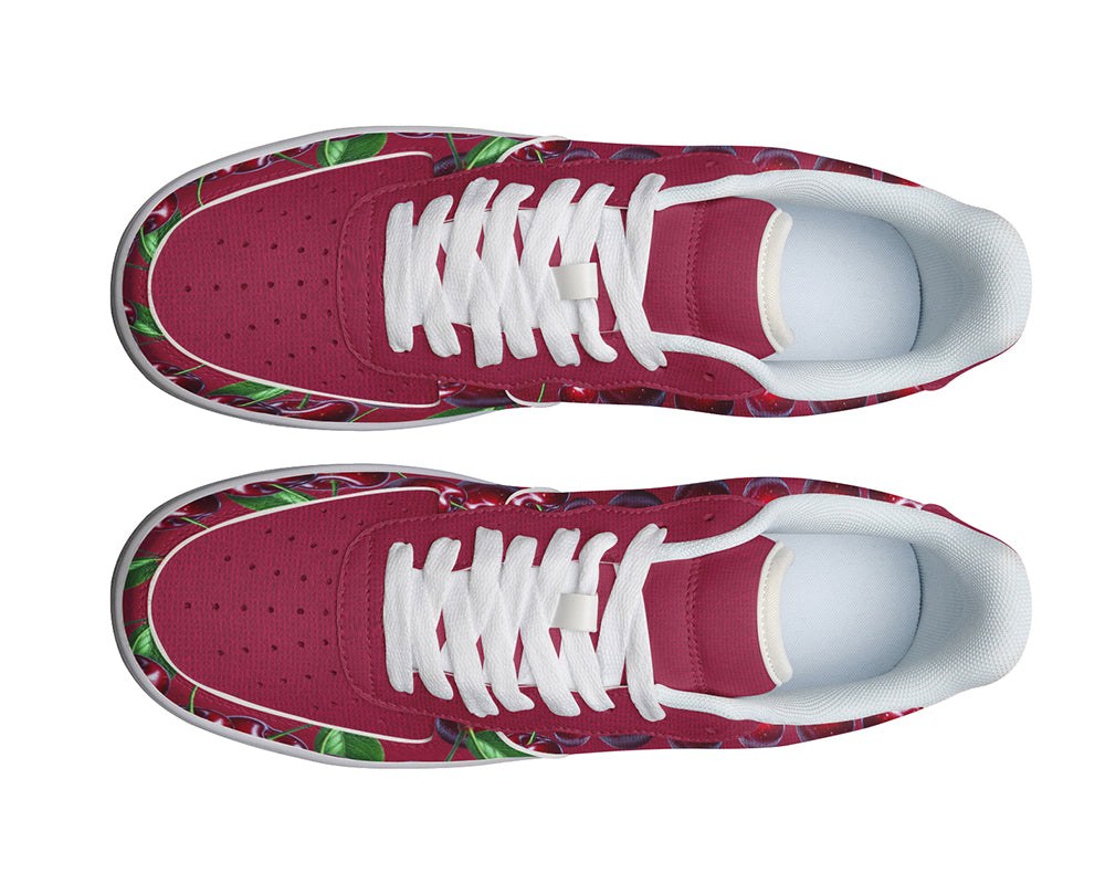 RED CHERRY SNEAKERS – THANKS A LOT, MOM