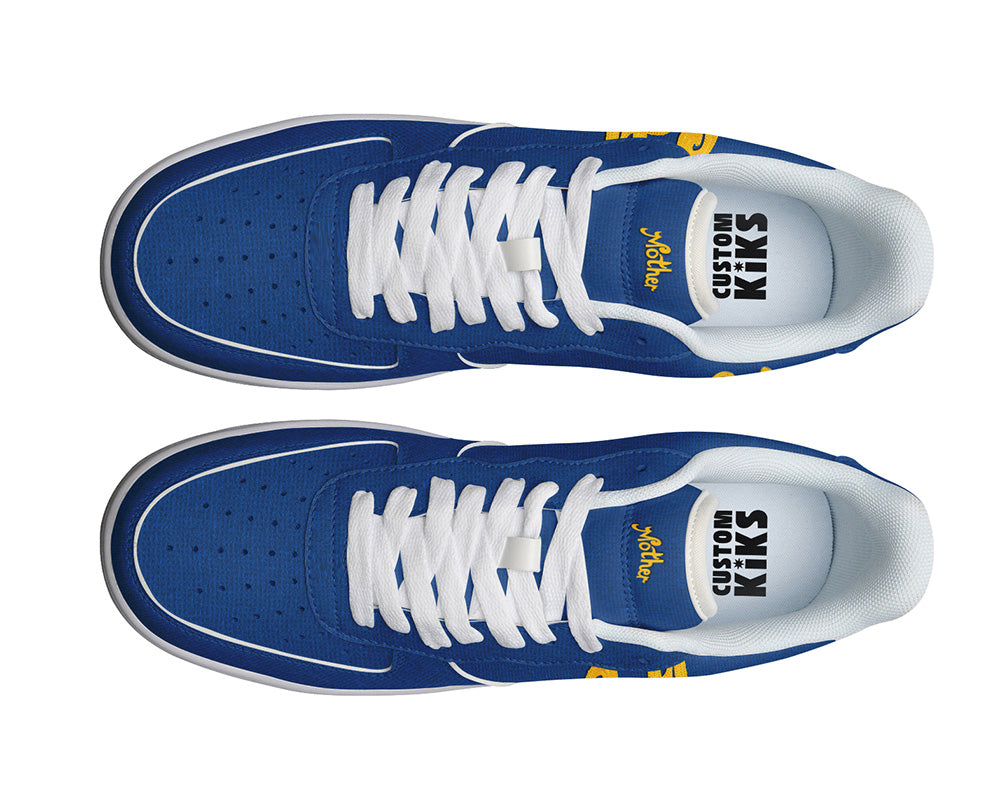 Mother Sneakers: Mother Loves You Text Court Sneakers