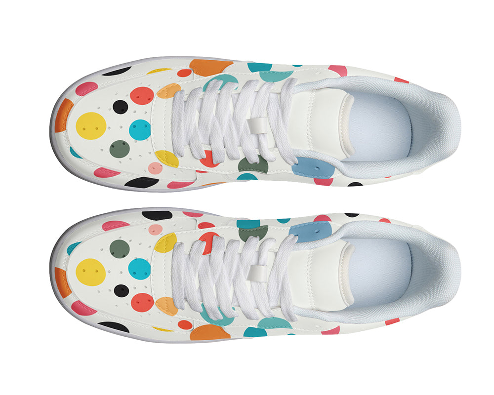 MULTICOLOR POLKA DOTS SNEAKERS
