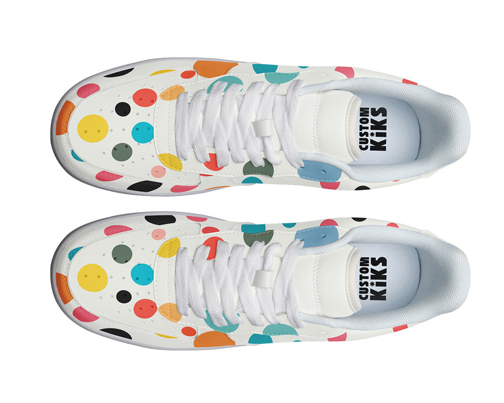 MULTICOLOR POLKA DOTS SNEAKERS