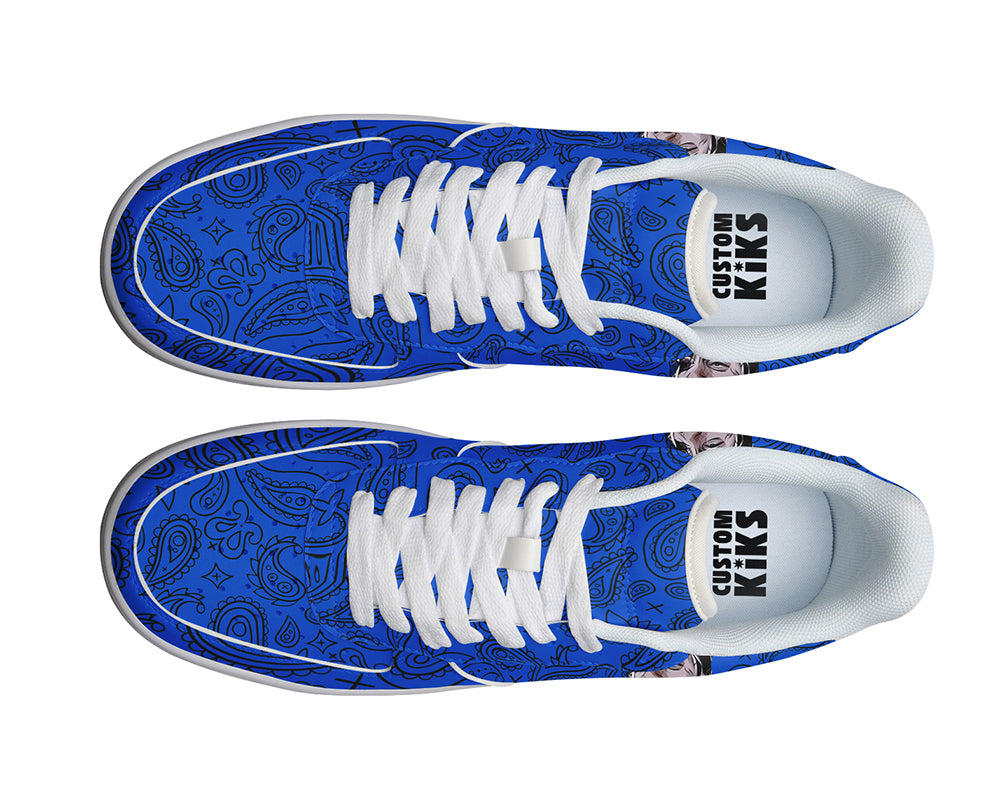Nipsey Hussle Sneakers: Nipsey Hussle Portrait Illustration Court Sneakers