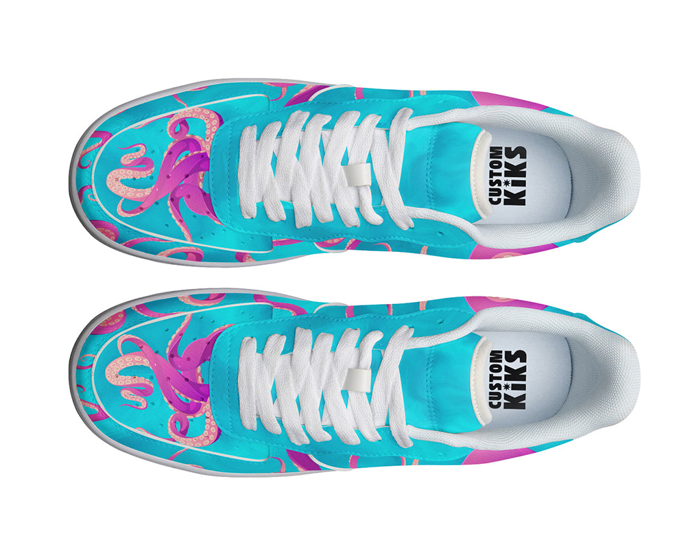 Octopus Sneakers: Octopus Pattern Court Sneakers