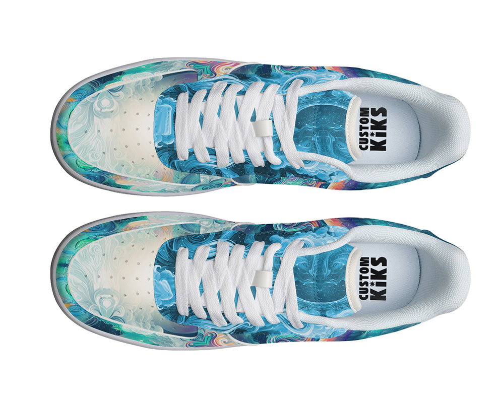 Pegasus Sneakers: Pegasus Illustration Court Sneakers