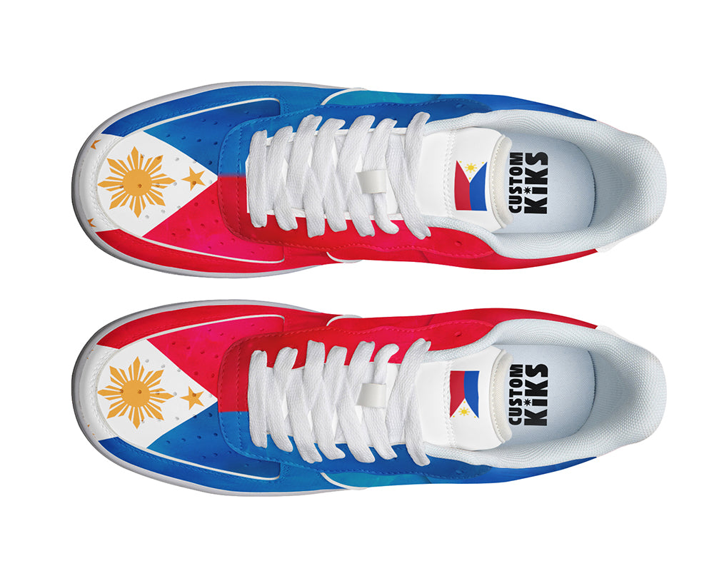 Philippines Sneakers: Philippines Flag Court Sneakers