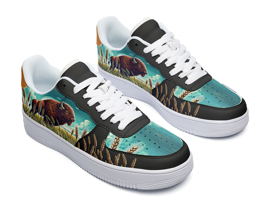 Buffalo Sneakers: Buffalo Illustration Court Sneakers