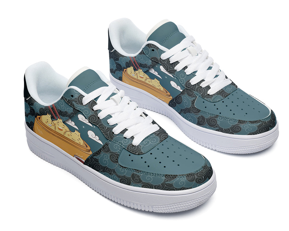 Dumpling Sneakers: Dumpling Pattern Court Sneakers