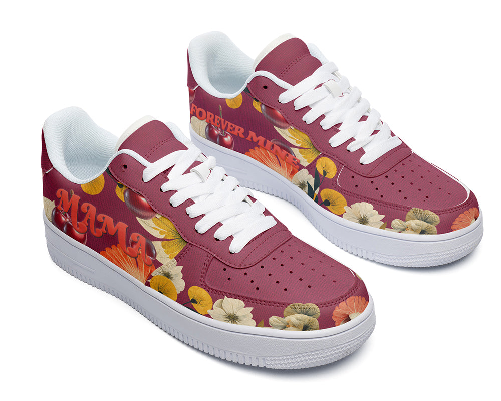 Mother’s Day Sneakers: Floral Cherry Mama Court Sneakers