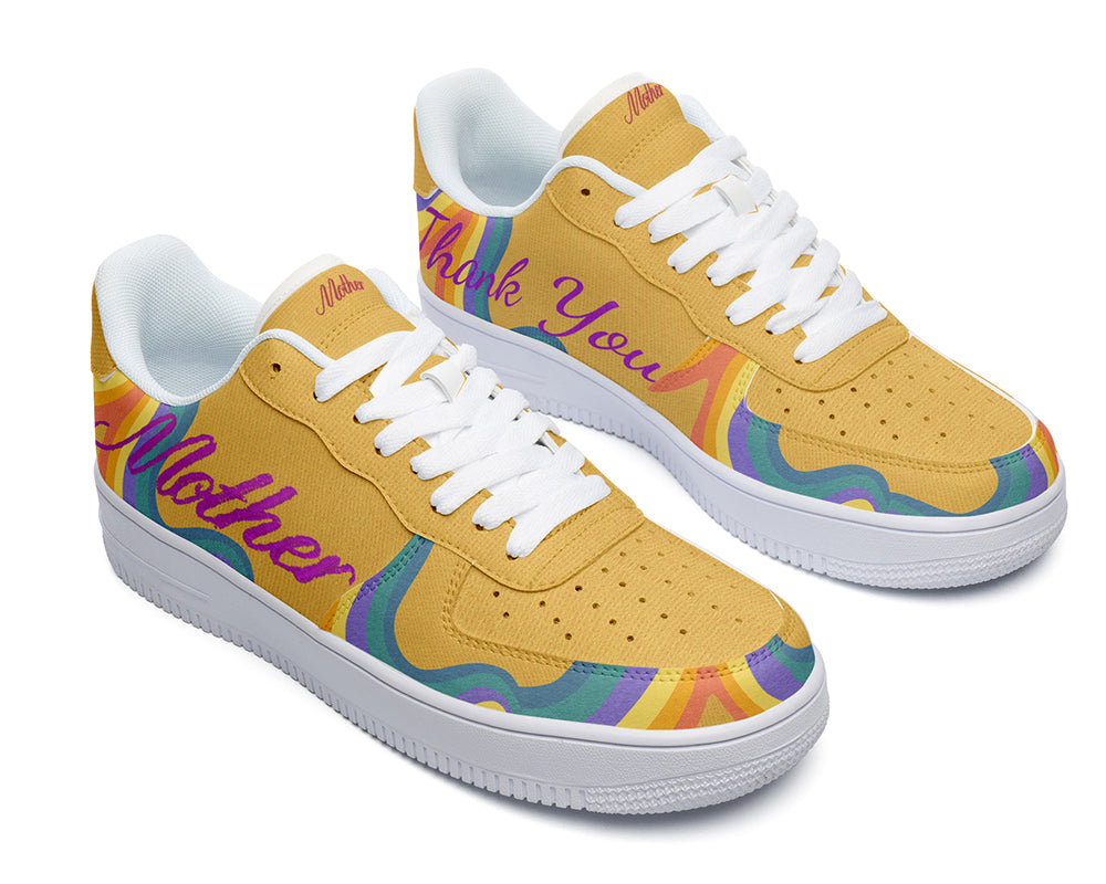 Mother’s Day Sneakers: Retro Rainbow Mother Court Sneakers