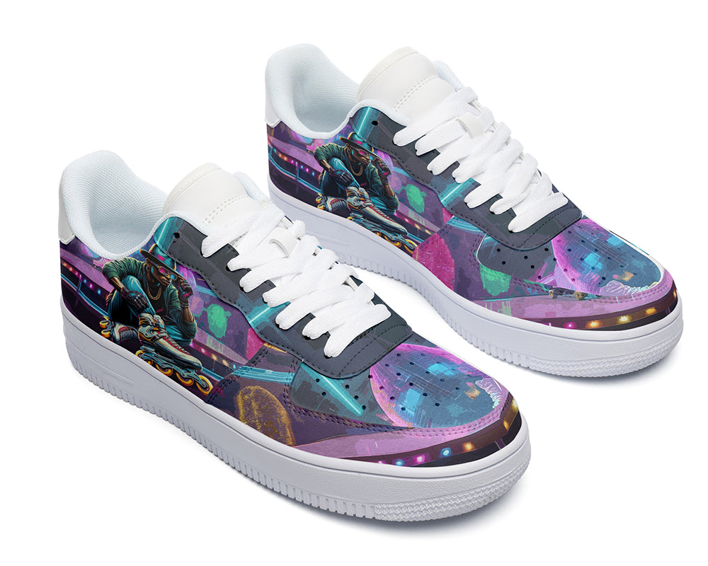 Rollerblade Sneakers: Rollerblading Illustration Court Sneakers