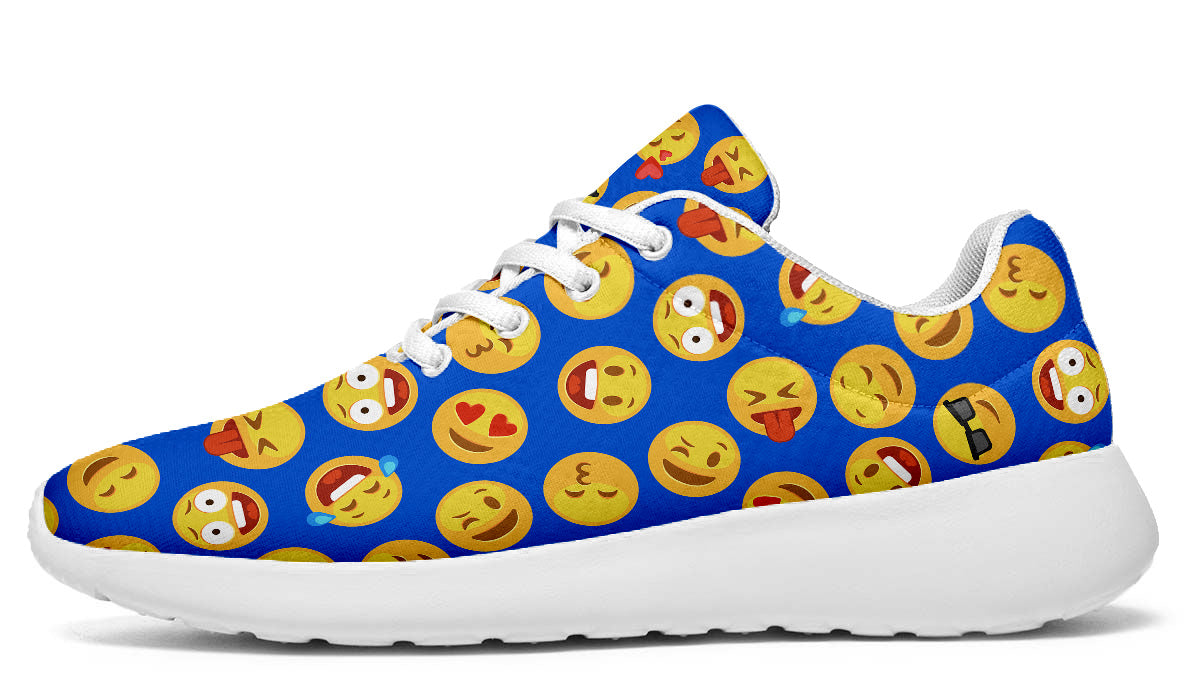 Emoji Sneakers: Emoji Pattern Sport Shoes