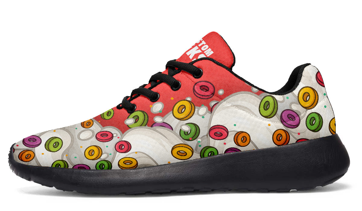 Cereal Sneakers: Cereal Pattern Sport Shoes