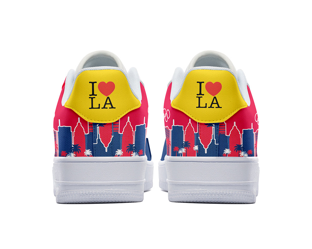 Los Angeles Sneakers: Los Angeles Skyline Court Sneakers - 2028 Olympics Edition