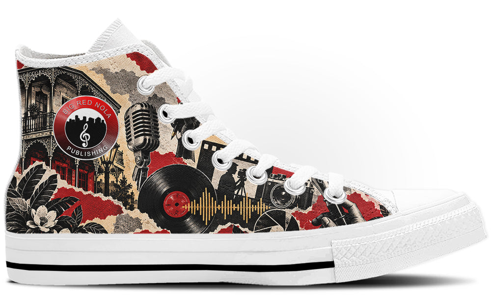 Big Red Nola Publishing High Top Sneakers - Sound