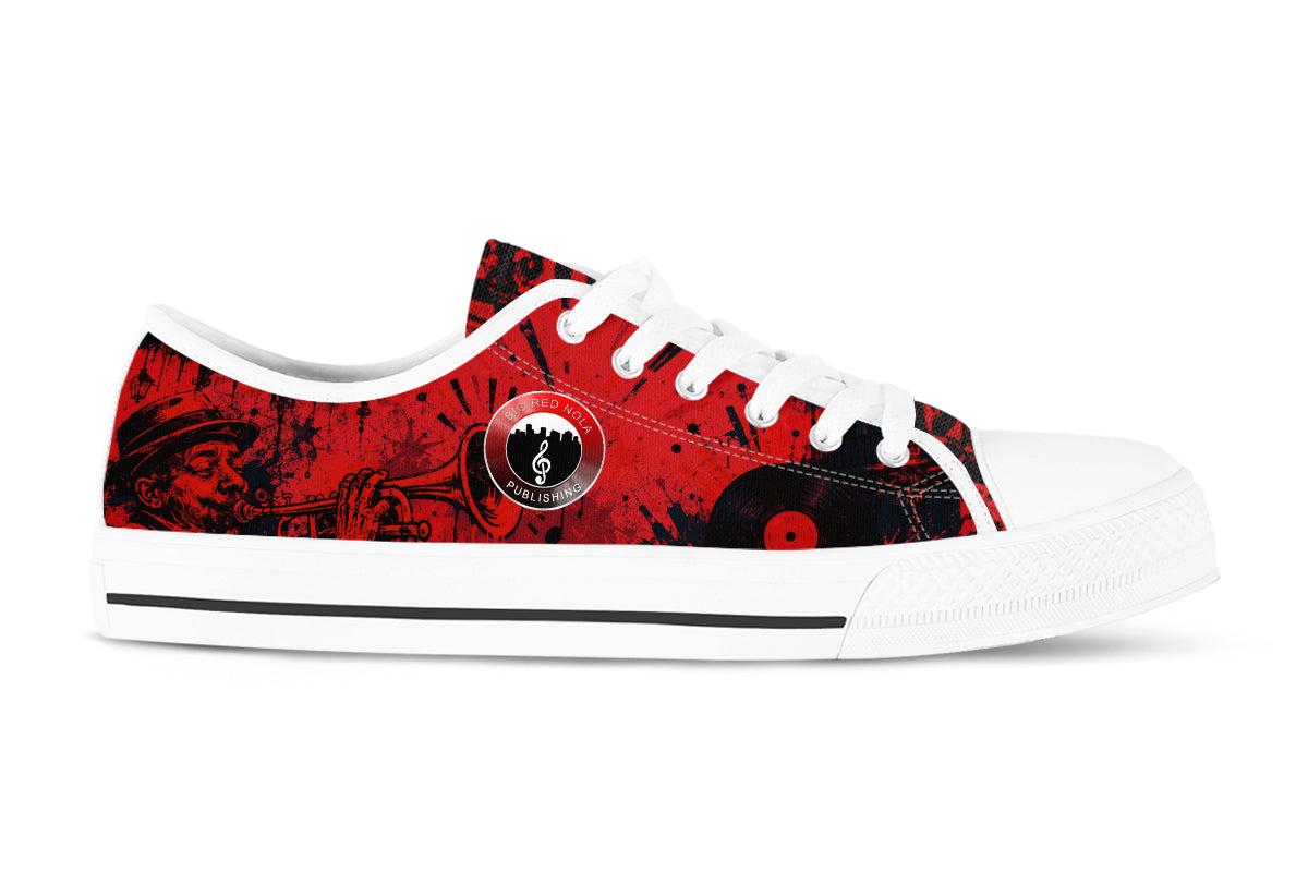 Big Red Nola Publishing Low Top Sneakers - Red
