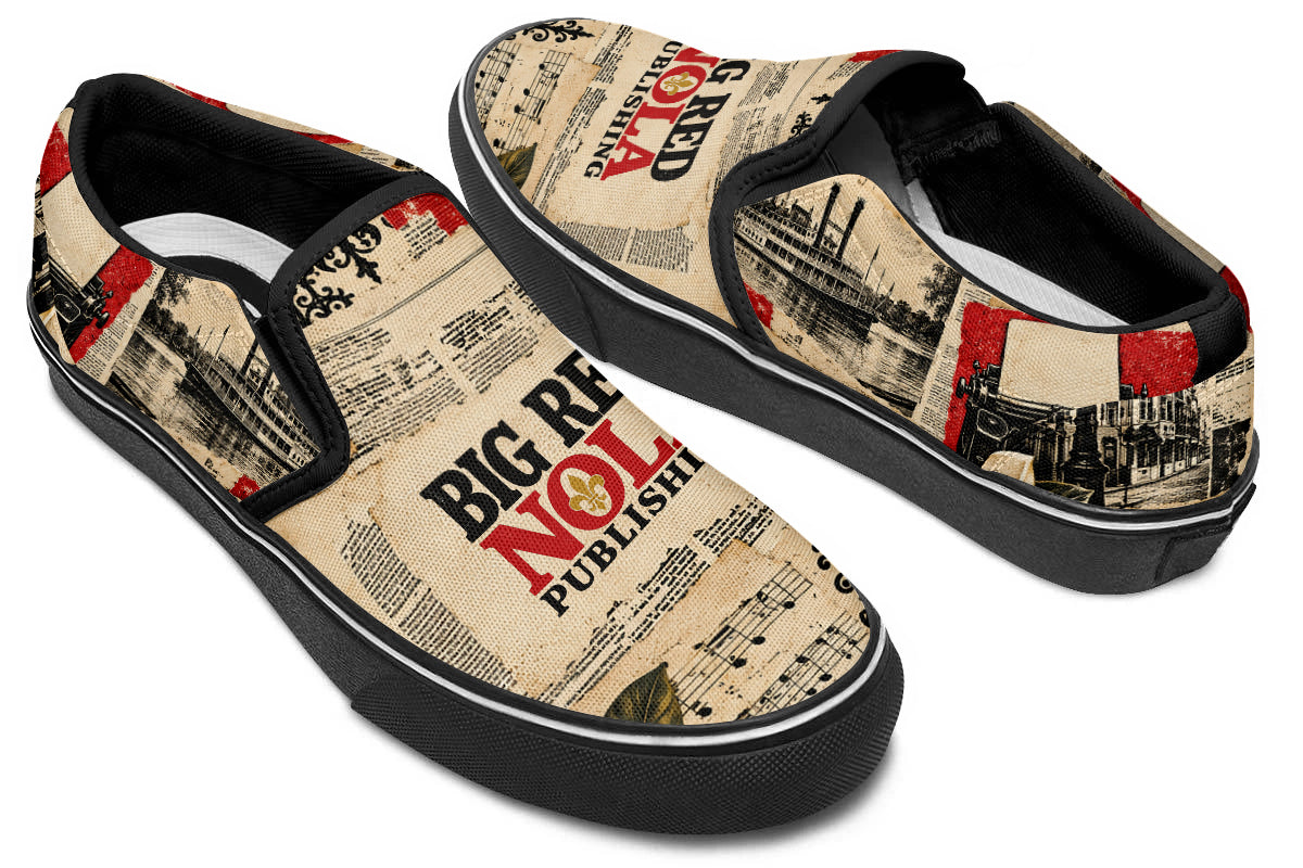 Big Red Nola Publishing Slip On Sneakers - Publishing