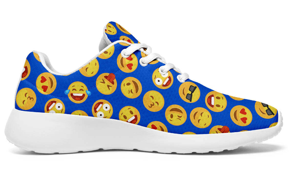 Emoji Sneakers: Emoji Pattern Sport Shoes