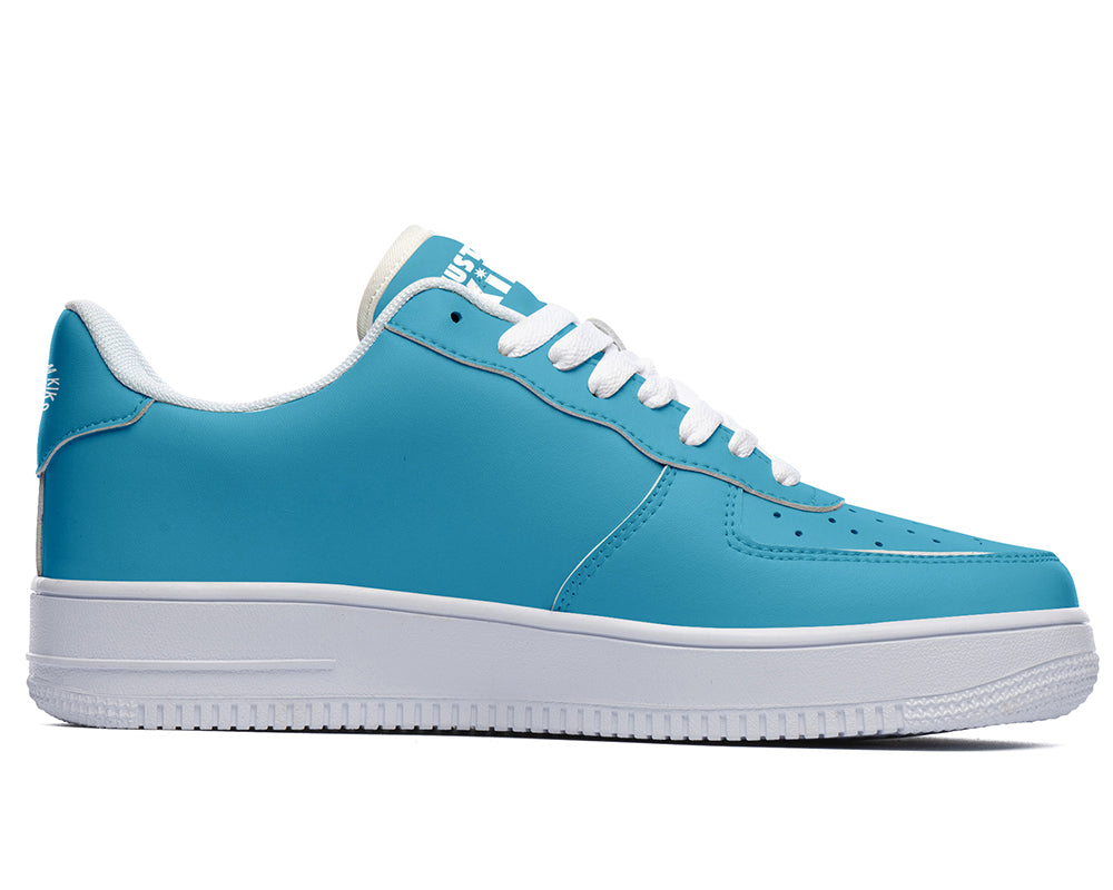 Cerulean  Sneakers: Solid Cerulean  Court Sneakers