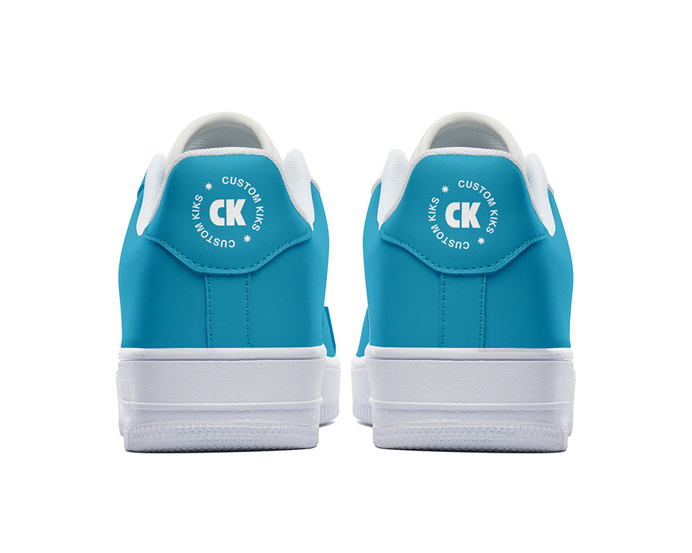 Cerulean  Sneakers: Solid Cerulean  Court Sneakers