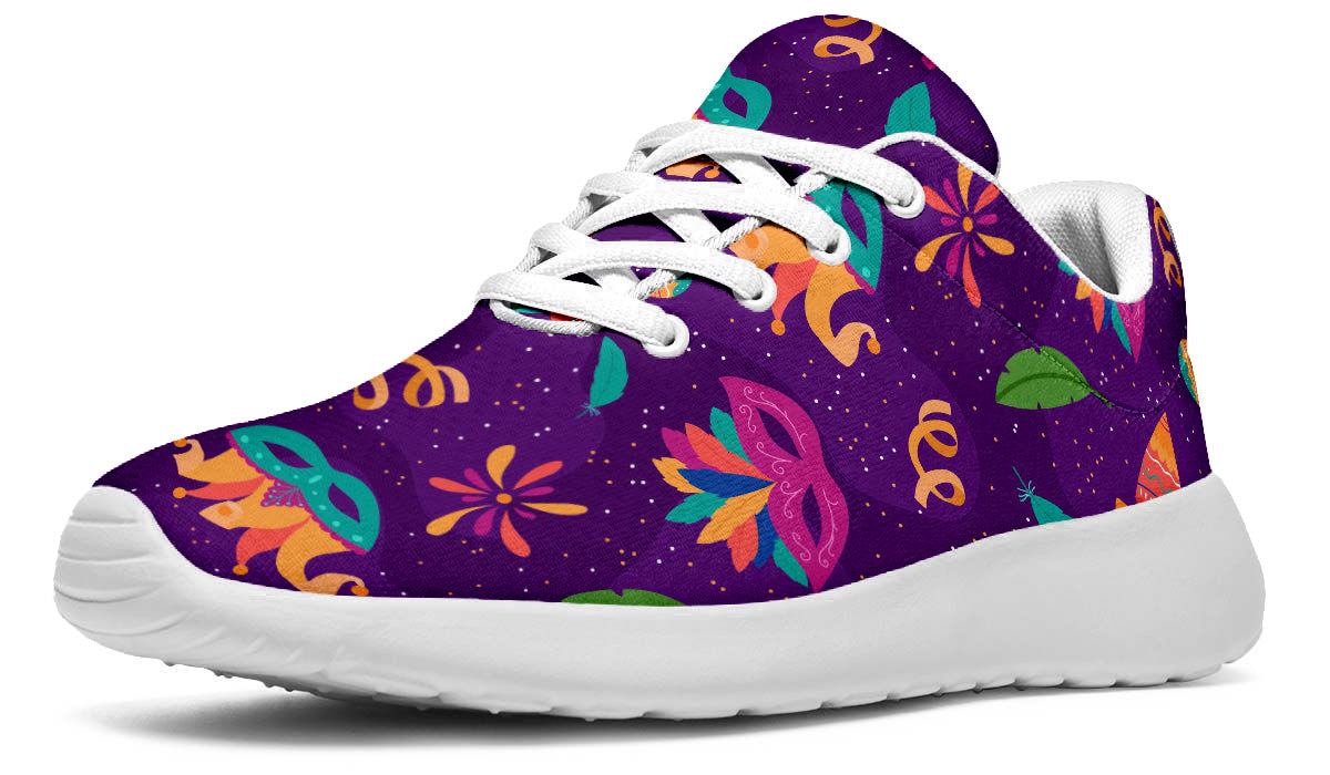 Mardi Gras Sneakers: Mardi Gras Pattern Sport Shoes