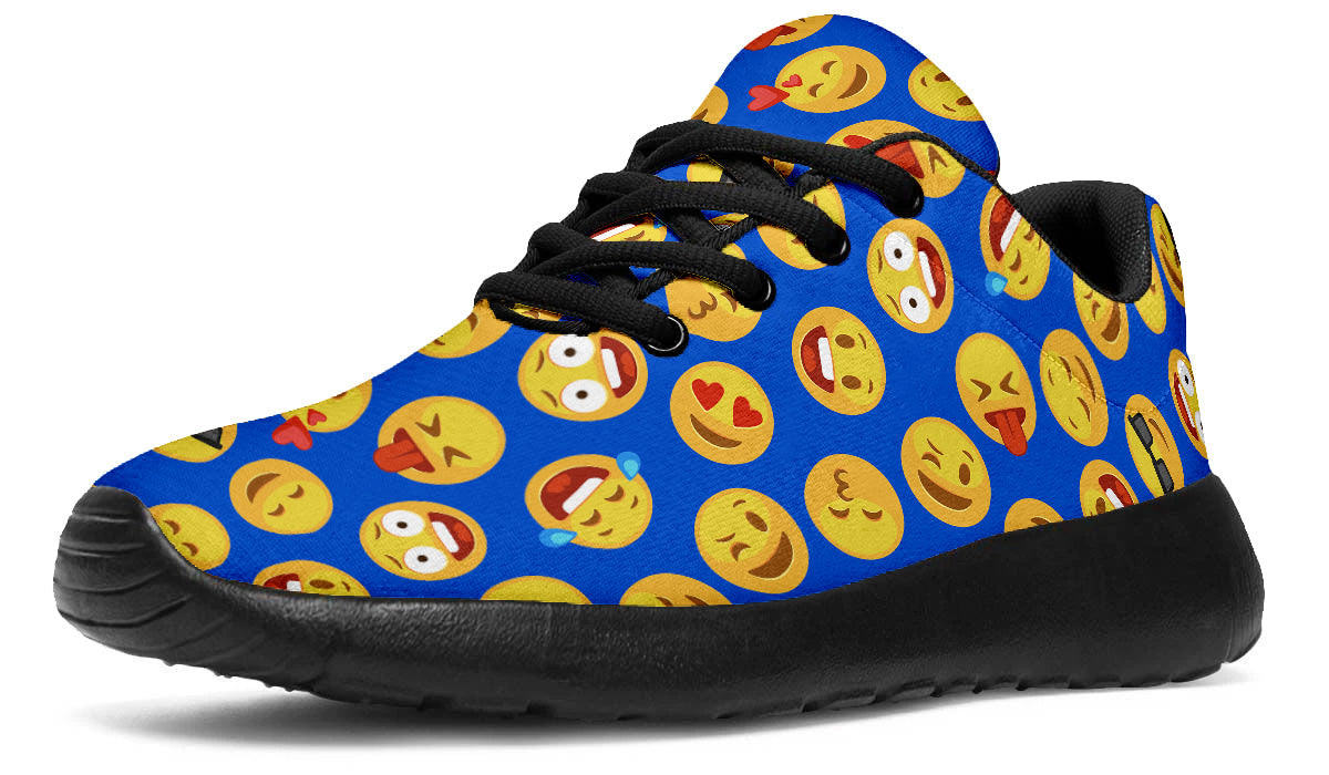 Emoji Sneakers: Emoji Pattern Sport Shoes
