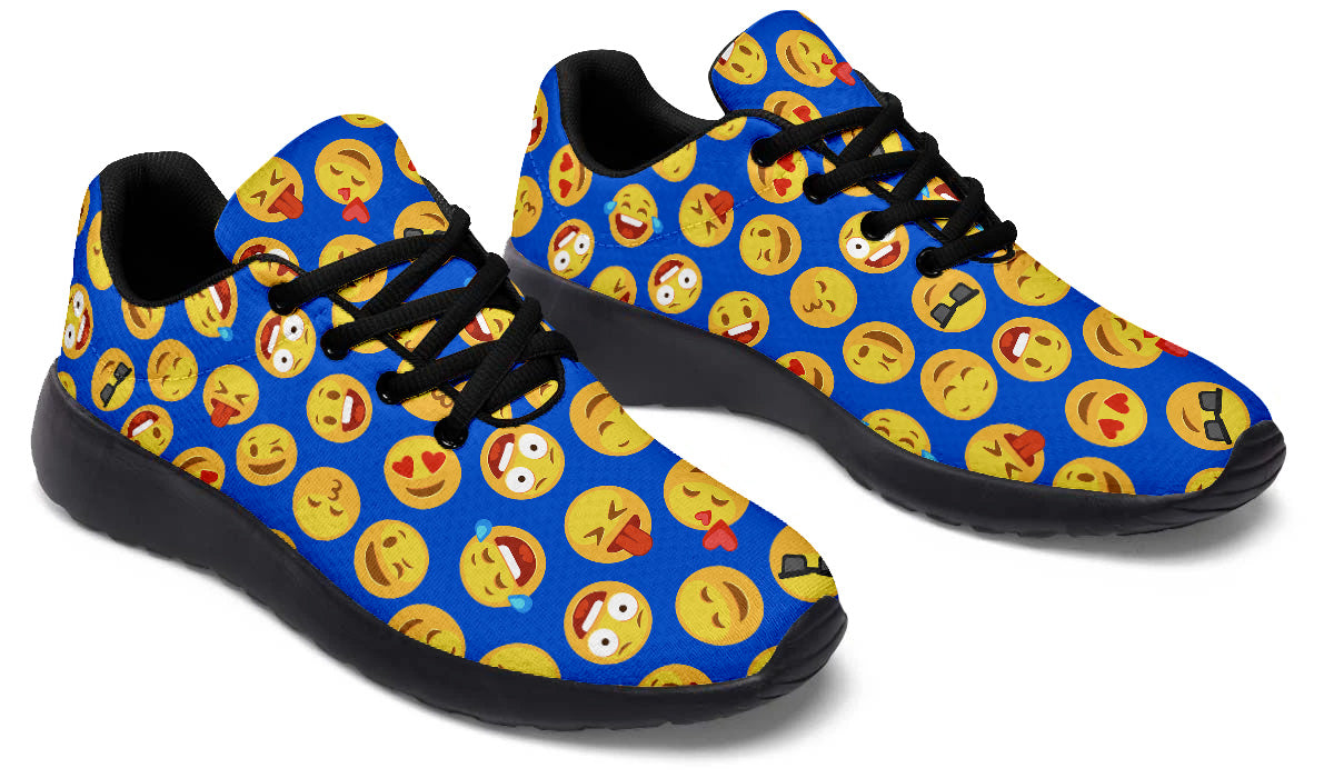 Emoji Sneakers: Emoji Pattern Sport Shoes