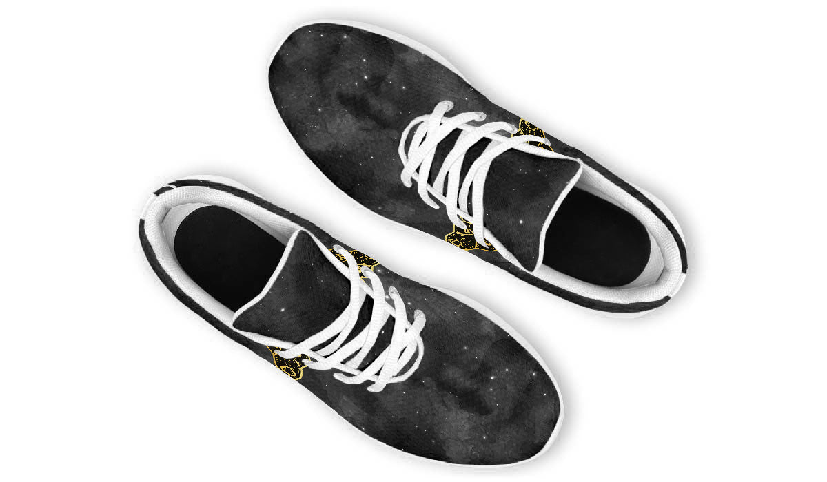 Capricorn Sneakers: Capricorn Zodiac Sign Illustration Sport Shoes