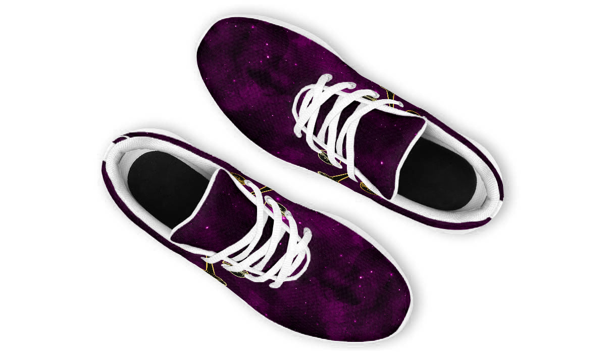 Libra Sneakers: Libra Zodiac Sign Illustration Sport Shoes