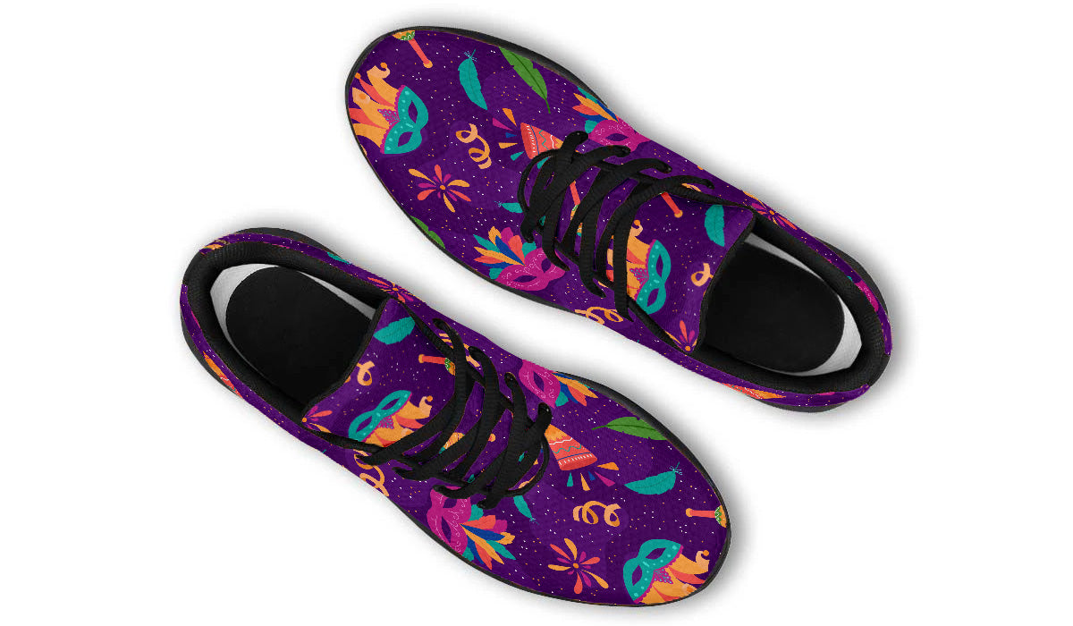 Mardi Gras Sneakers: Mardi Gras Pattern Sport Shoes