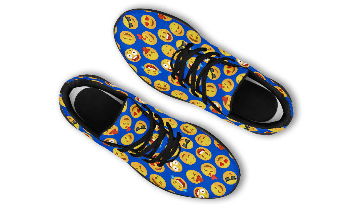 Emoji Sneakers: Emoji Pattern Sport Shoes