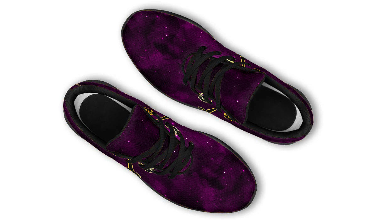 Libra Sneakers: Libra Zodiac Sign Illustration Sport Shoes
