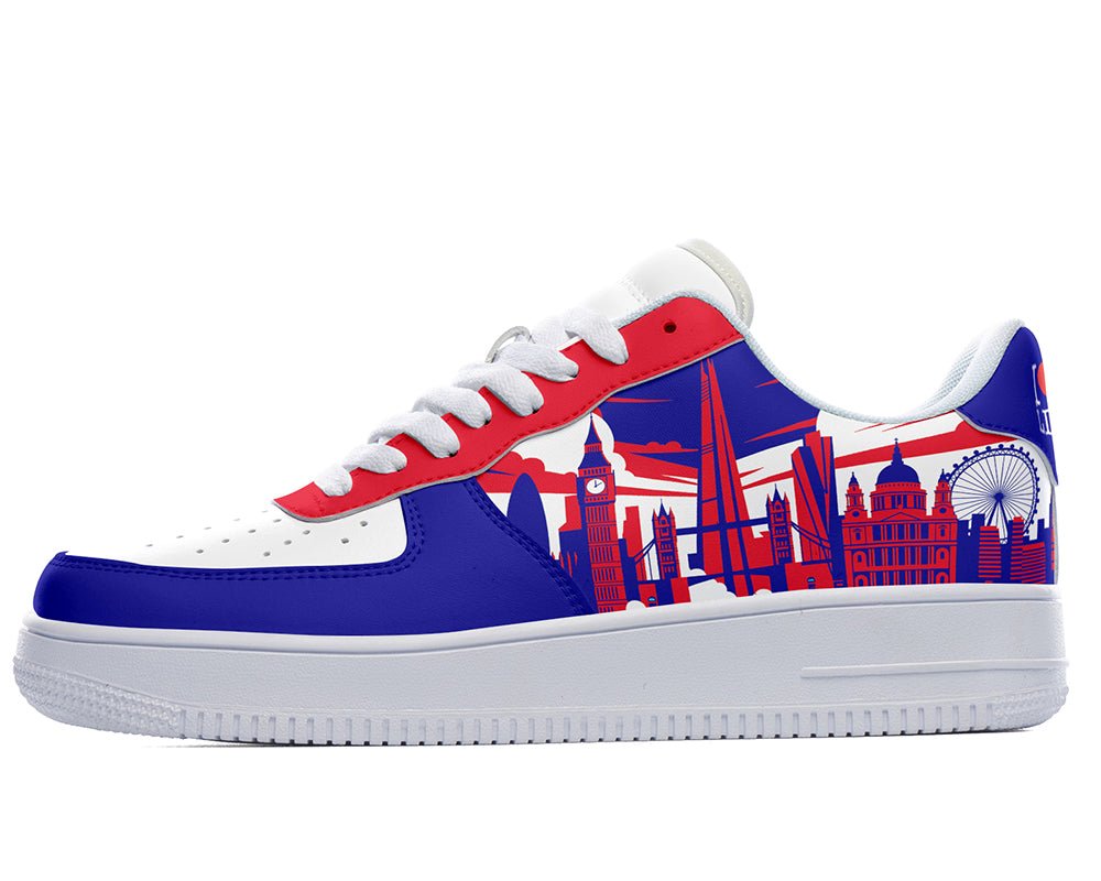 London Sneakers: London Skyline Court Sneakers