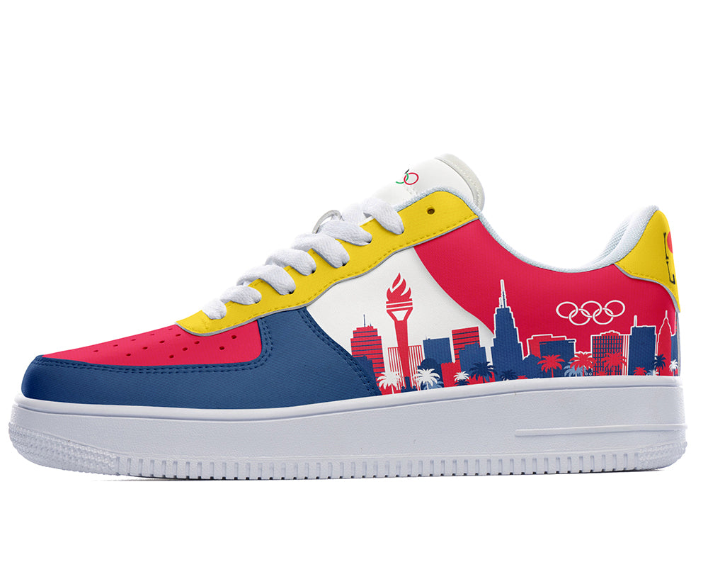 Los Angeles Sneakers: Los Angeles Skyline Court Sneakers