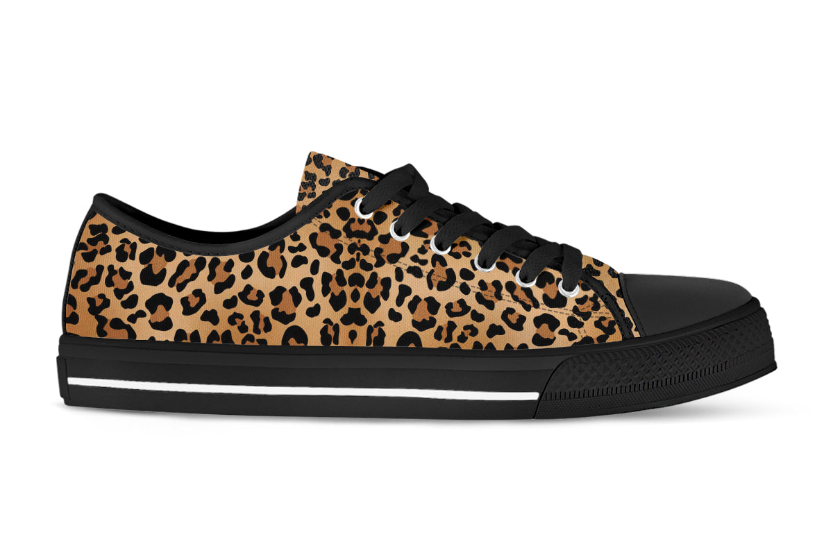 Leopard Print Sneakers: Leopard Print Low Top Sneakers