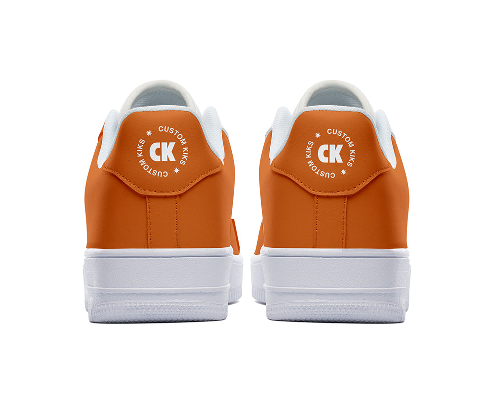 Mahogany Sneakers: Solid Mahogany Court Sneakers