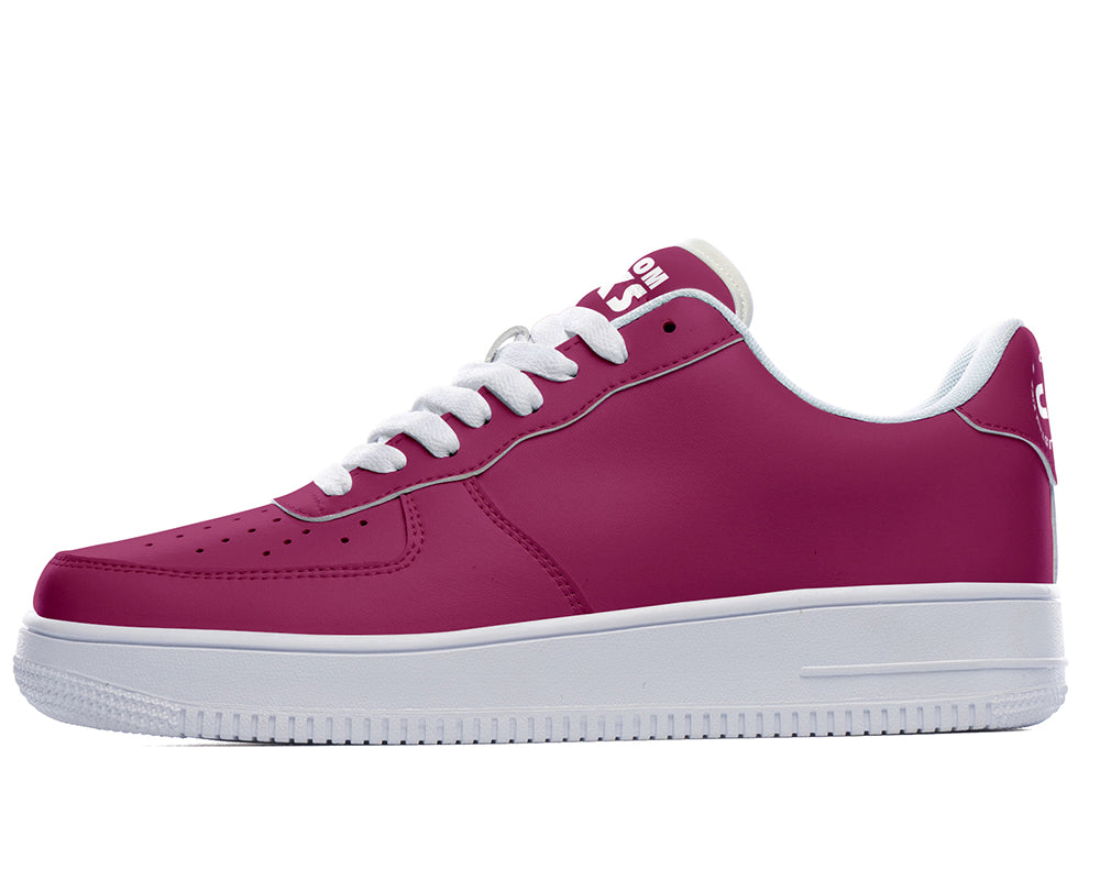 Mulberry Sneakers: Solid Mulberry Court Sneakers